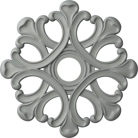Ekena Millwork Angel Ceiling Medallion (Fits Canopies up to 4 3/8"), 20 7/8"OD x 3 5/8"ID x 1"P, Primed White CM20AN